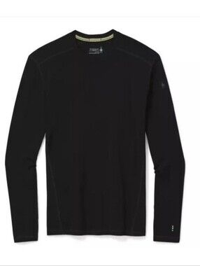 Smartwool Men's Classic Thermal Merino Base Layer Crew Size XXL 2XL Black